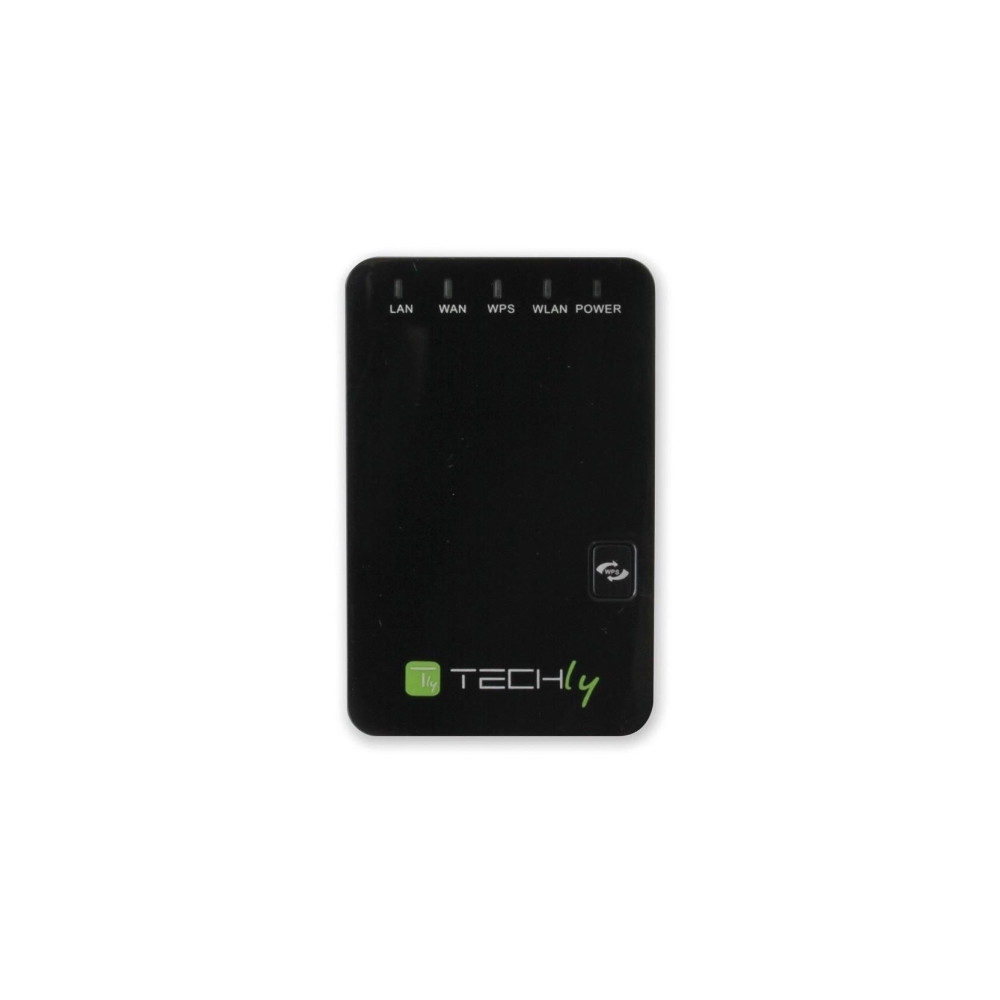Produktbild för TECHly Wall Plug Wireless Router 300N Wall Repeater2 - trådlös router - Wi-Fi - vägginsticksbar