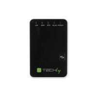 Produktbild för TECHly Wall Plug Wireless Router 300N Wall Repeater2 - trådlös router - Wi-Fi - vägginsticksbar