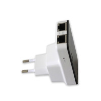 Produktbild för TECHly Wall Plug Wireless Router 300N Wall Repeater2 - trådlös router - Wi-Fi - vägginsticksbar