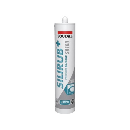 Solar Plus Tätningsmedel Silirub + S8100 grå 300 ml patron, elastisk, e...