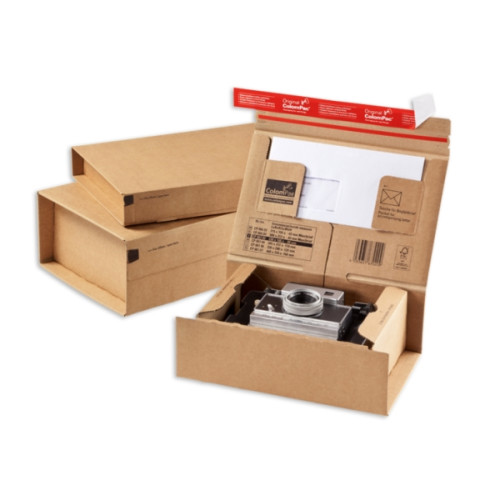 Colompac ColomPac CP 067 - brevlåda - 38.5 cm x 31.5 cm x 13 cm - brun - paket med 20