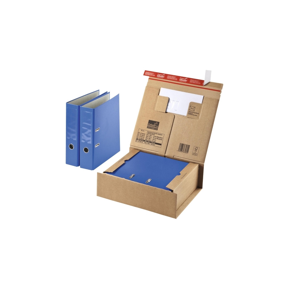 Produktbild för ColomPac CP 067 - brevlåda - 38.5 cm x 31.5 cm x 13 cm - brun - paket med 20