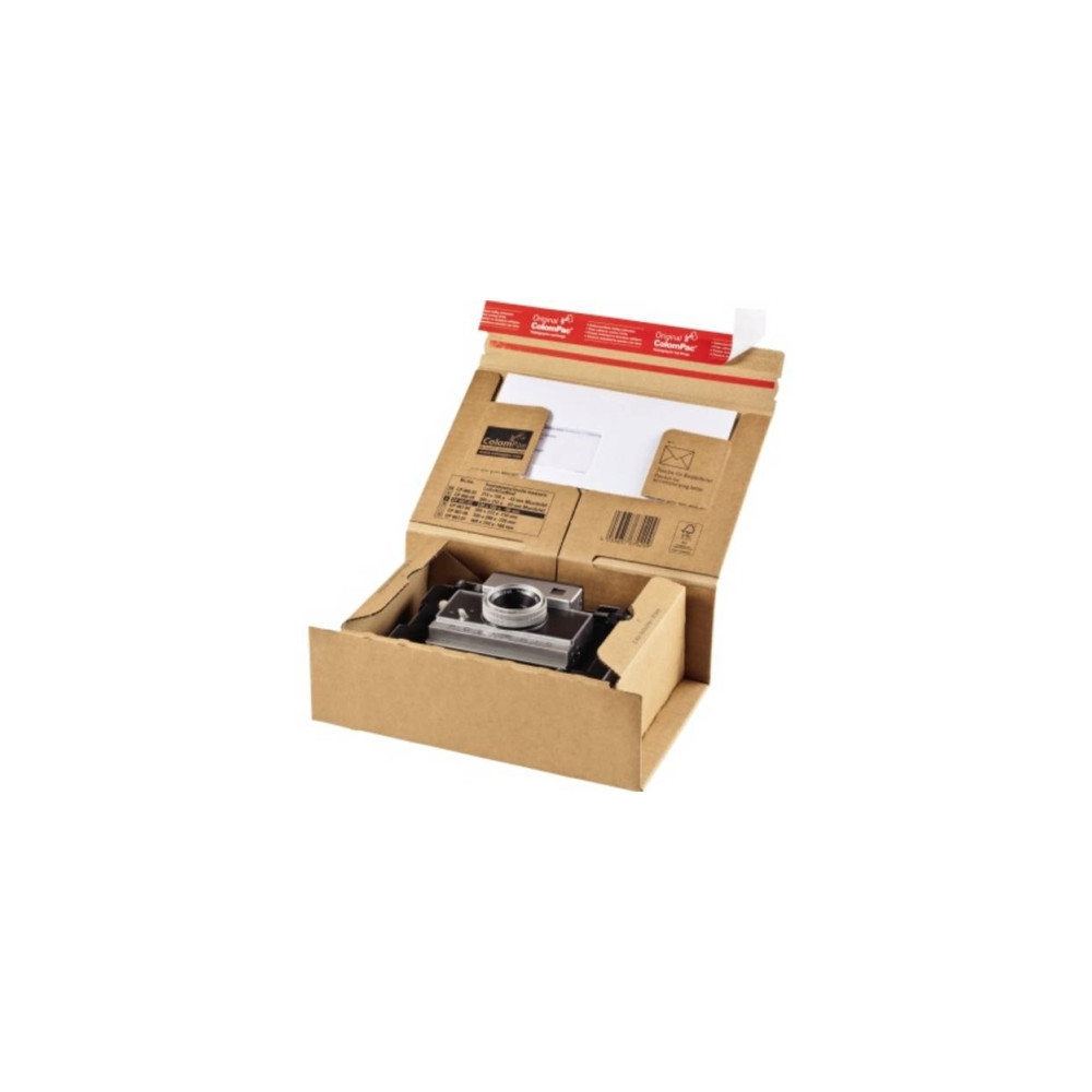 Produktbild för ColomPac CP 067 - brevlåda - 38.5 cm x 31.5 cm x 13 cm - brun - paket med 20