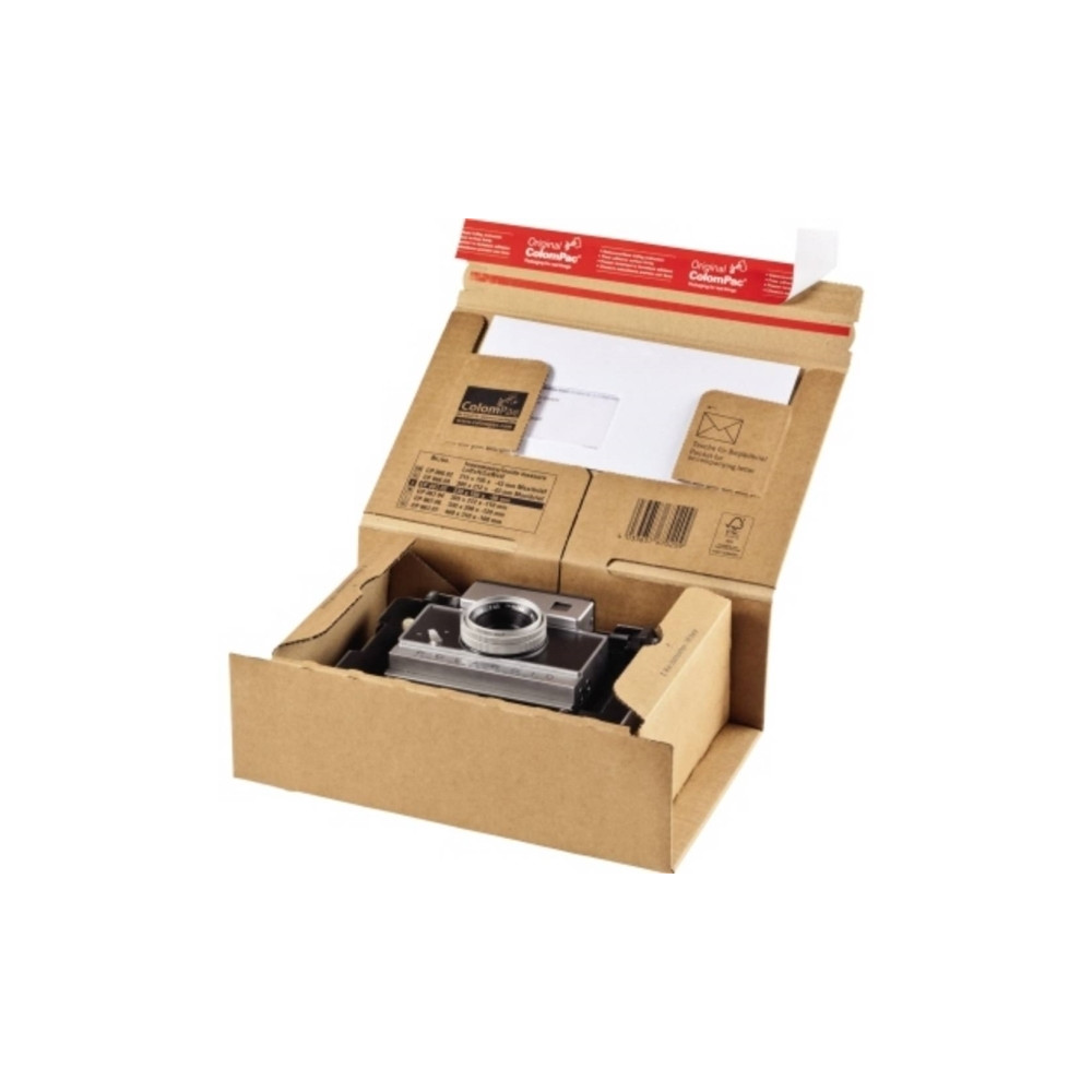 Produktbild för ColomPac CP 067 - brevlåda - 38.5 cm x 31.5 cm x 13 cm - brun - paket med 20