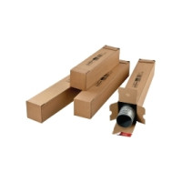 Produktbild för ColomPac CP 072 - poströr - 63.5 cm x 11.5 cm x 11.5 cm - brun - paket med 10