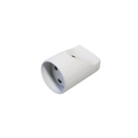 Produktbild för Förstärkt förlängningskabel utan jord 16A 250V IP20 polykarb...