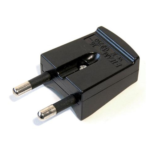 L-Team Förstärkt platt stickpropp utan jord 16A 250V IP20, polykarb...