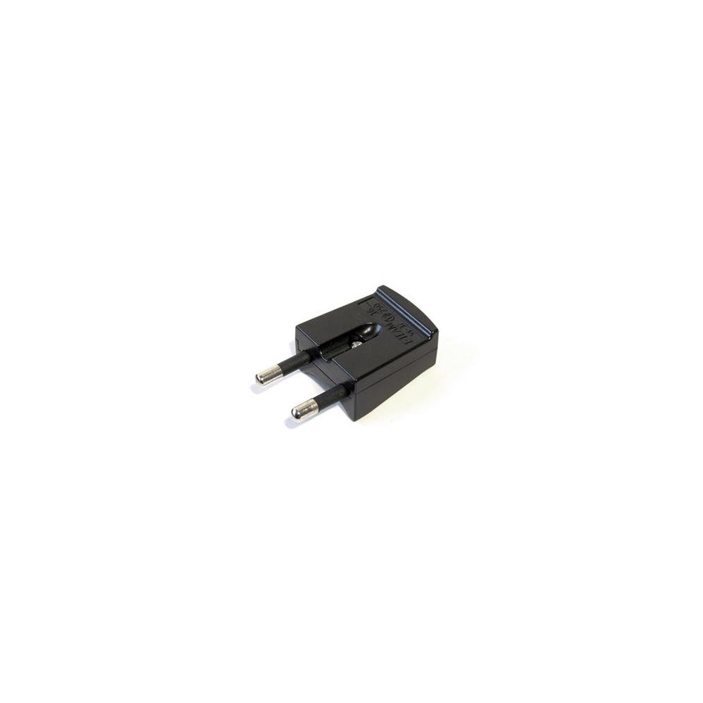 Produktbild för Förstärkt platt stickpropp utan jord 16A 250V IP20, polykarb...