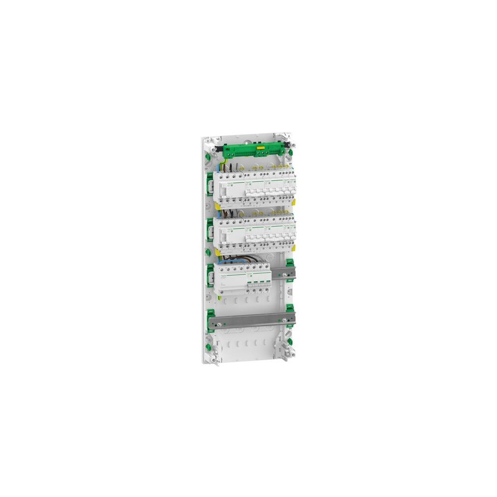 Produktbild för Färdigmonterad Resi9 XP PW gruppcentral 4 rader 13M: 1xAFB 1...