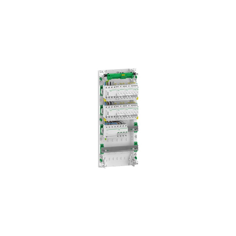 Produktbild för Färdigmonterad Resi9 XP PW gruppcentral 4 rader 13M: 1xAFB 1...