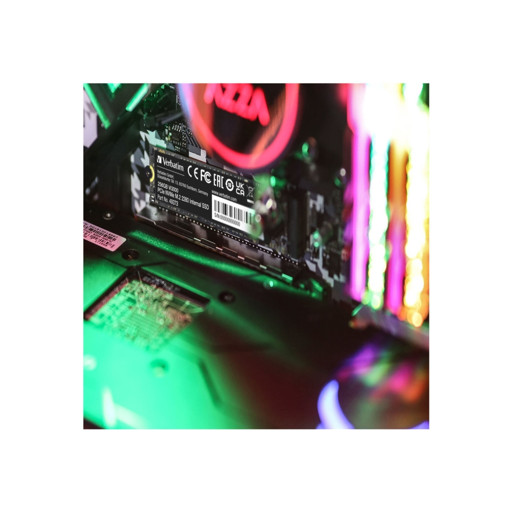 Produktbild för Verbatim Vi3000 - SSD - High Endurance - 256 GB - PCIe 3.0 x4 (NVMe)