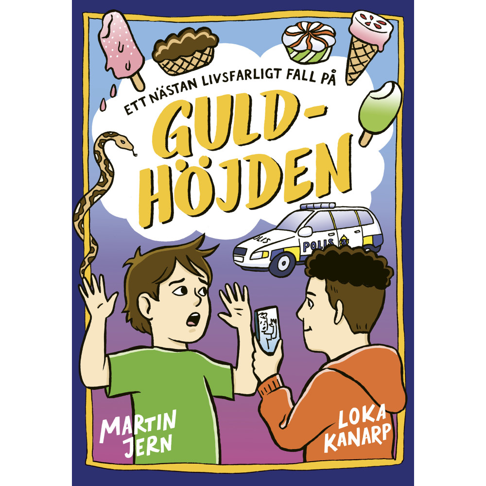 Produktbild för Ett nästan livsfarligt fall på Guldhöjden (inbunden)