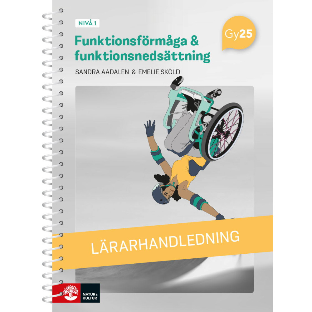 Produktbild för Funktionsförmåga och funktionsnedsättning nivå 1 Lärarhandledning med Lärarwebb (bok, spiral)