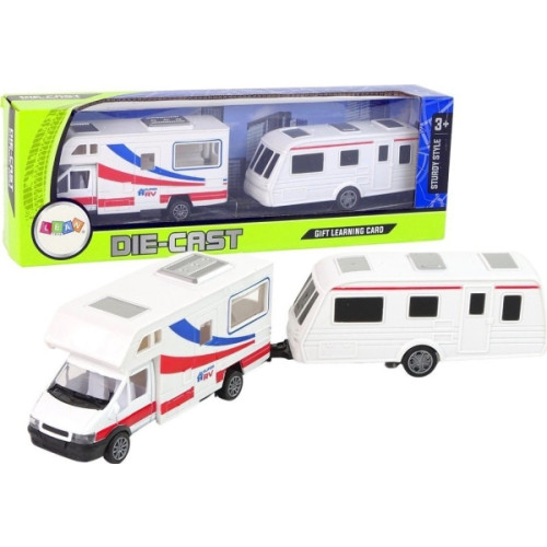 LEANToys LeanToys fordonspaket husvagn släp husbils-camping metalldel...