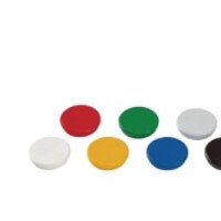 Produktbild för Magneter Dahle 32 mm runda blandade färger