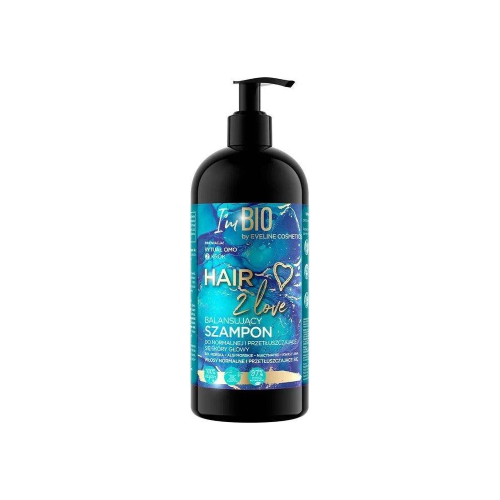 Produktbild för Eveline Hair 2 Love Balancing Shampoo for normal and oily ha...
