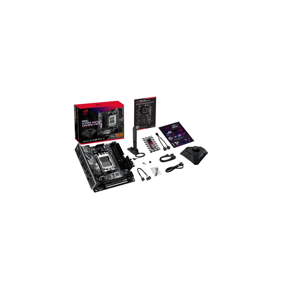 Produktbild för ASUS ROG STRIX X870-I GAMING WIFI - moderkort - mini ITX - Socket AM5 - AMD X870