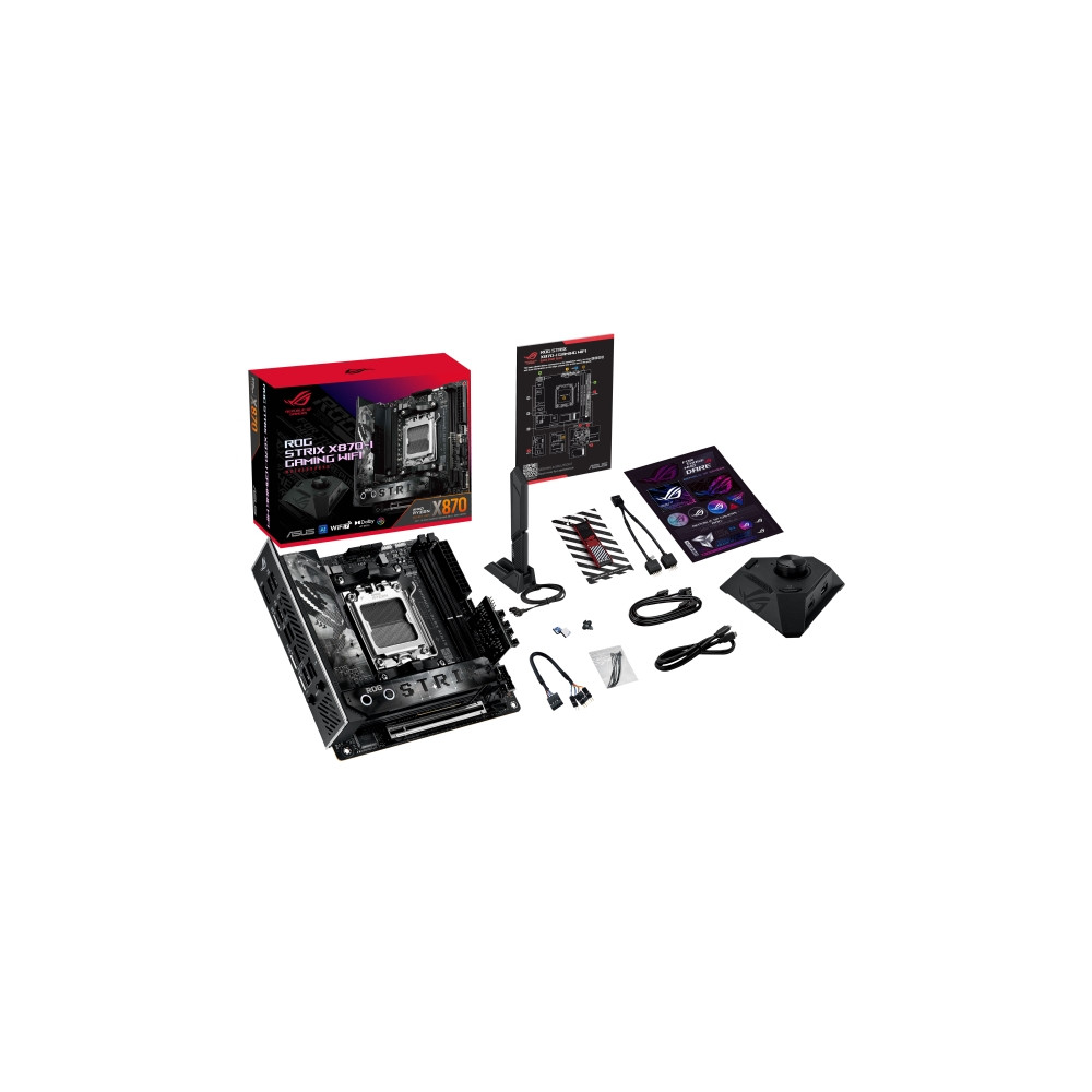 Produktbild för ASUS ROG STRIX X870-I GAMING WIFI - moderkort - mini ITX - Socket AM5 - AMD X870