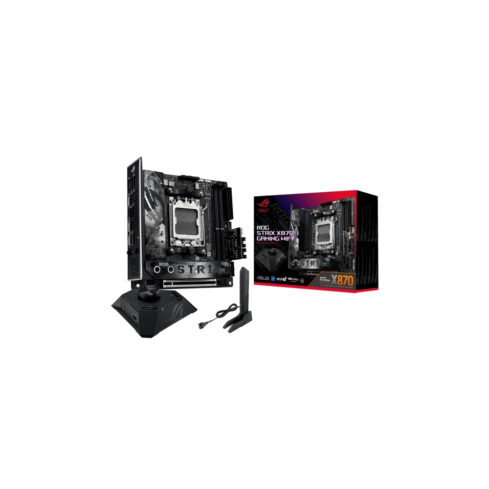 Produktbild för ASUS ROG STRIX X870-I GAMING WIFI - moderkort - mini ITX - Socket AM5 - AMD X870
