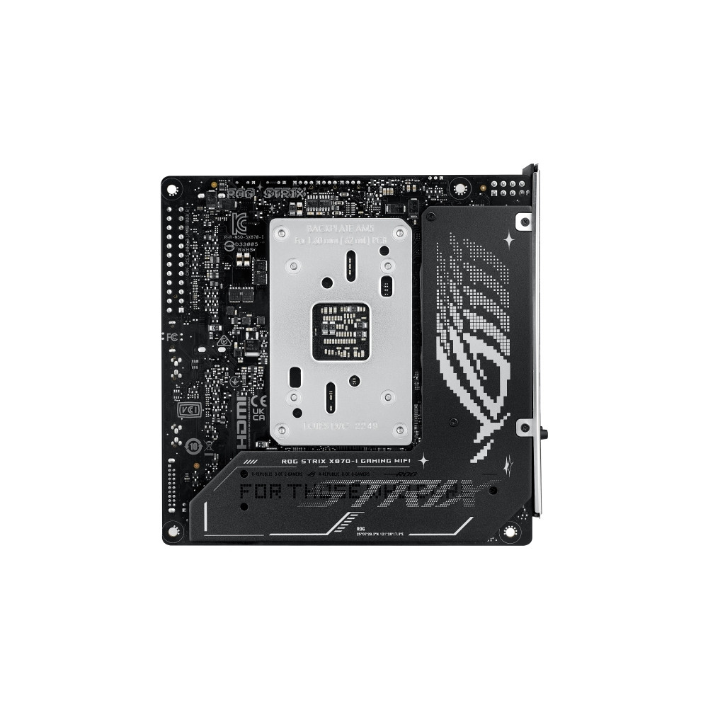 Produktbild för ASUS ROG STRIX X870-I GAMING WIFI - moderkort - mini ITX - Socket AM5 - AMD X870