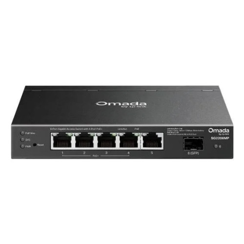 TP-LINK TP-Link Omada SG2206MP, L2, Gigabit Ethernet (10/100/1000),...