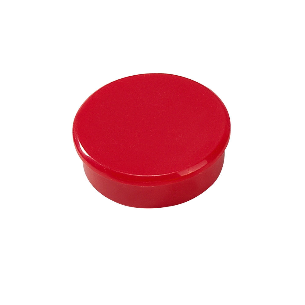Produktbild för Magneter Dahle 38 mm runda röda