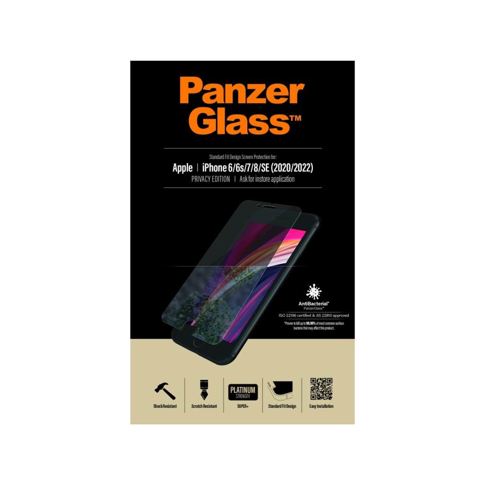 Produktbild för PanzerGlass - skärmskydd för mobiltelefon