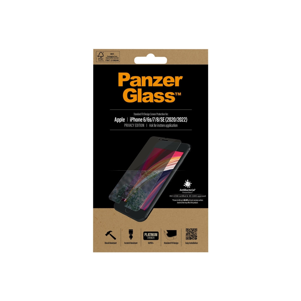Produktbild för PanzerGlass - skärmskydd för mobiltelefon