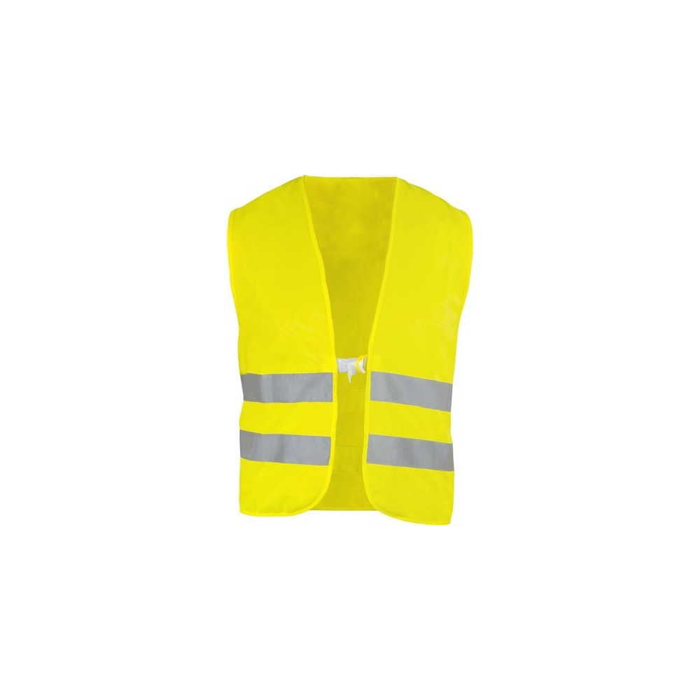 Produktbild för Fluorescerande gul väst Onesize i 100 % polyester med 2 refl...