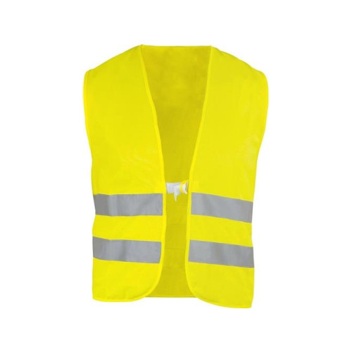 Solar Plus Fluorescerande gul väst Onesize i 100 % polyester med 2 refl...