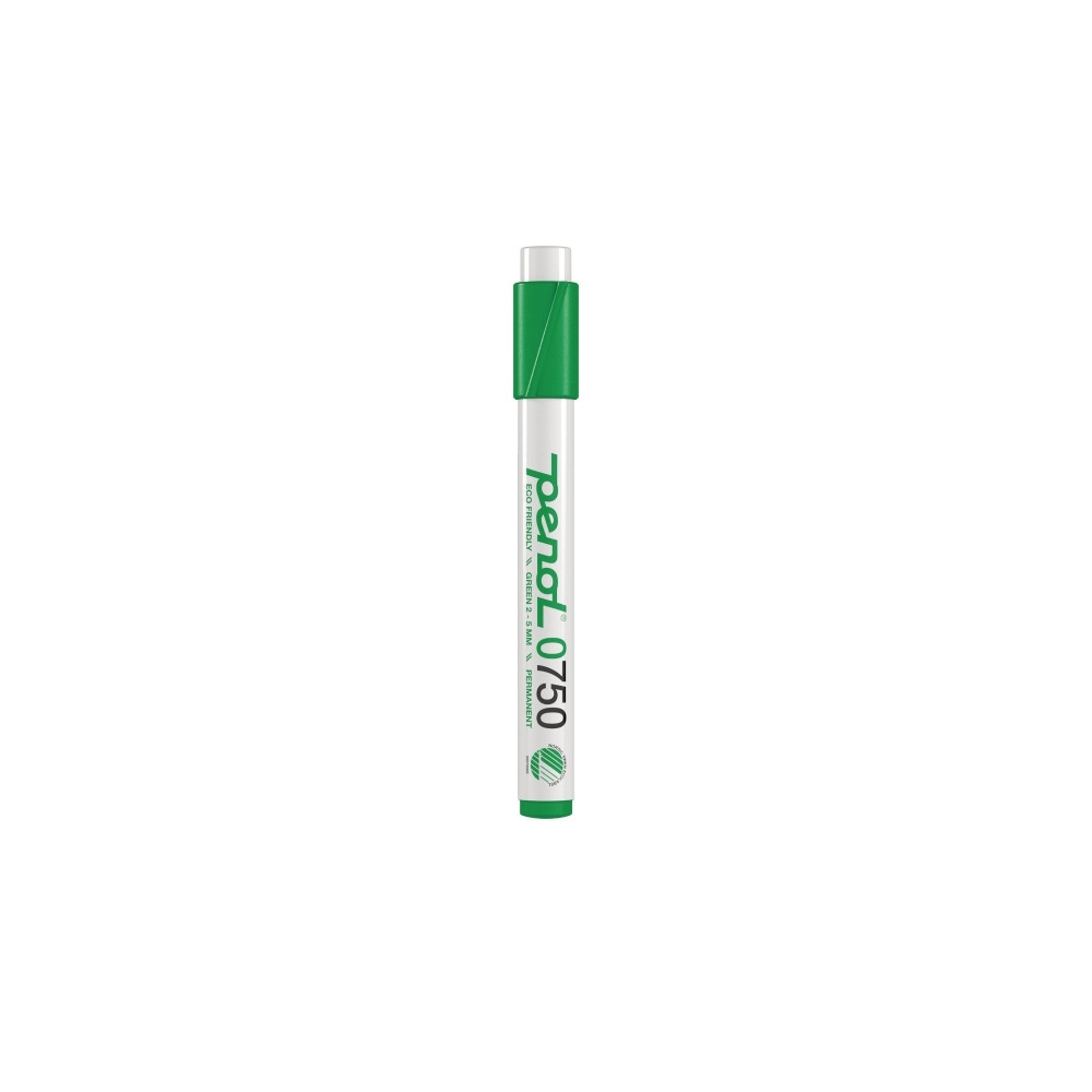 Produktbild för Permanent markerare, Penol 0750, 2-5 mm, grön, förpackning m...
