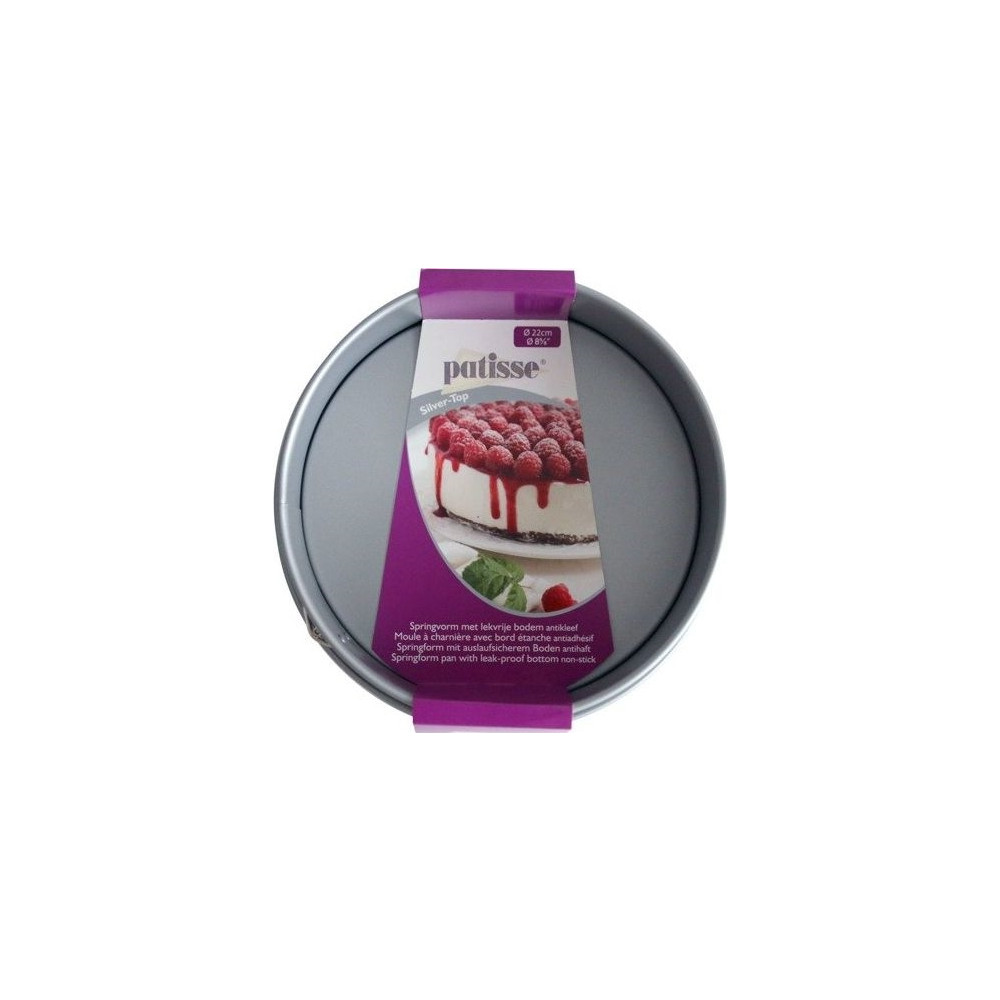Produktbild för Patisse springform med kant 22 cm Patisse Silver Top univers...