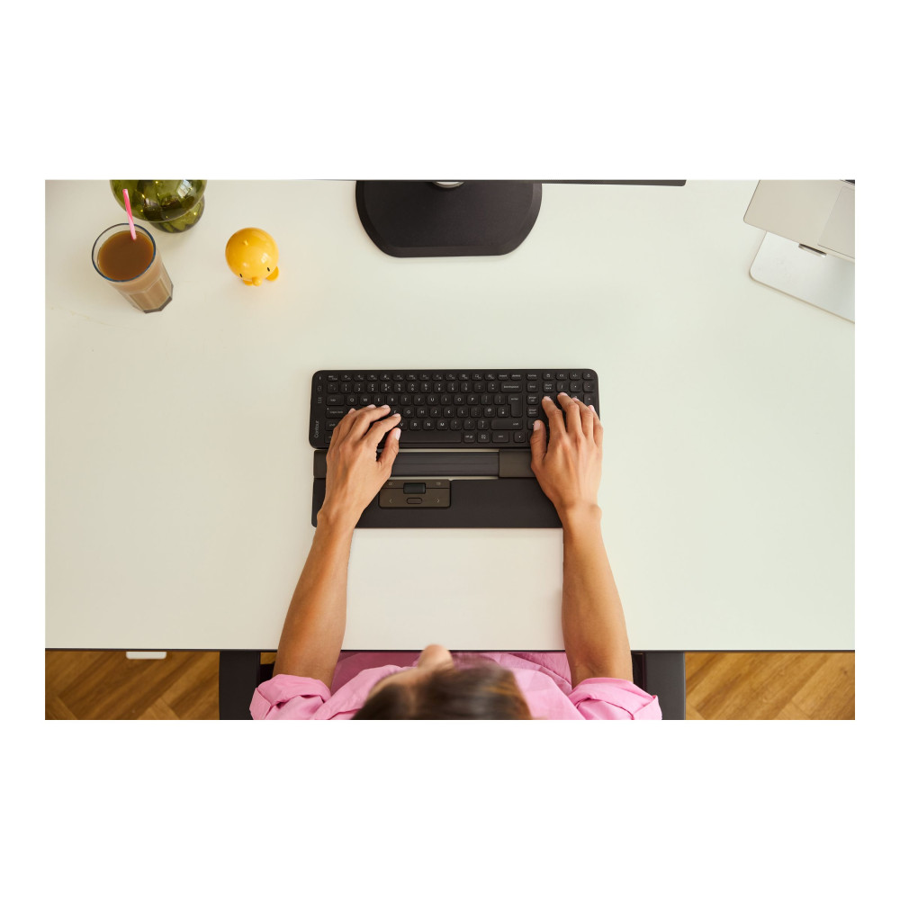 Produktbild för Contour SliderMouse Pro - centrerad mus - slimmad - Bluetooth, 2.4 GHz, USB