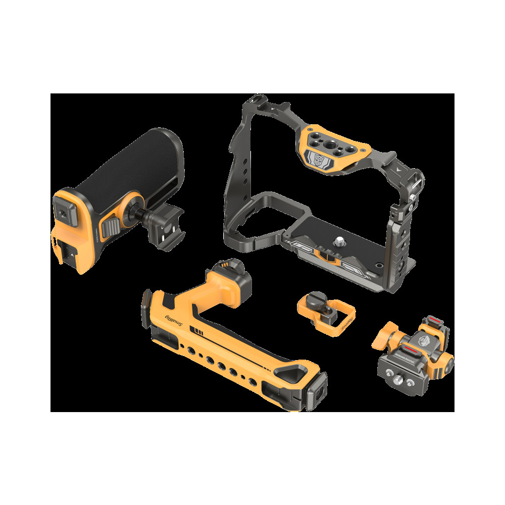 Produktbild för SmallRig 5518 HawkLock Quick Release Cage Kit for Sony A7R V/ A7 IV/ A7S III (Adv Ed) (Bumblebee)