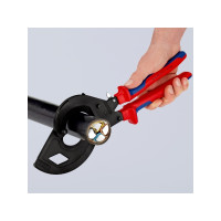 Produktbild för Knipex 95 32 320, Handdriven kabelavbitare, Blå, Röd, Stål,...
