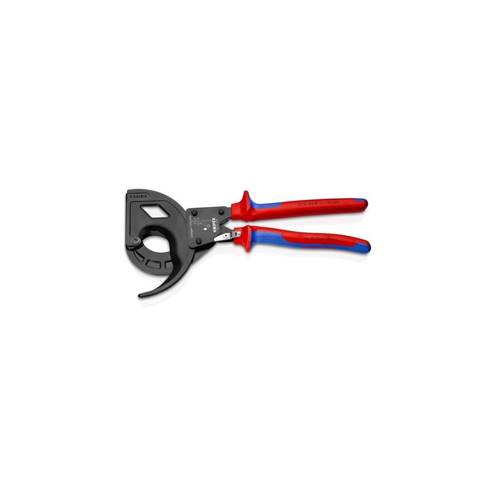 Produktbild för Knipex 95 32 320, Handdriven kabelavbitare, Blå, Röd, Stål,...
