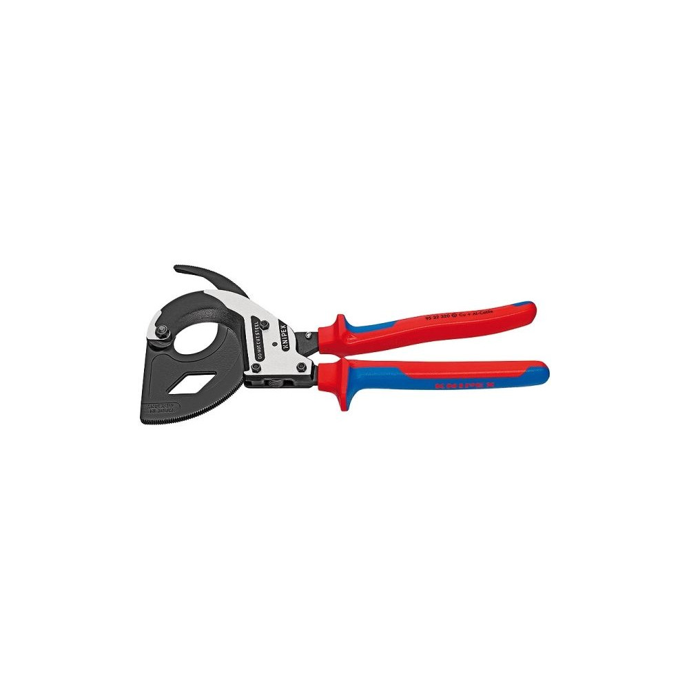 Produktbild för Knipex 95 32 320, Handdriven kabelavbitare, Blå, Röd, Stål,...