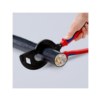 Produktbild för Knipex 95 32 320, Handdriven kabelavbitare, Blå, Röd, Stål,...