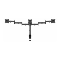 Produktbild för Multibrackets M Deskmount Basic Triple monteringssats - för 3 LCD-bildskärmar - svart