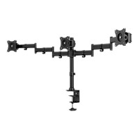 Produktbild för Multibrackets M Deskmount Basic Triple monteringssats - för 3 LCD-bildskärmar - svart