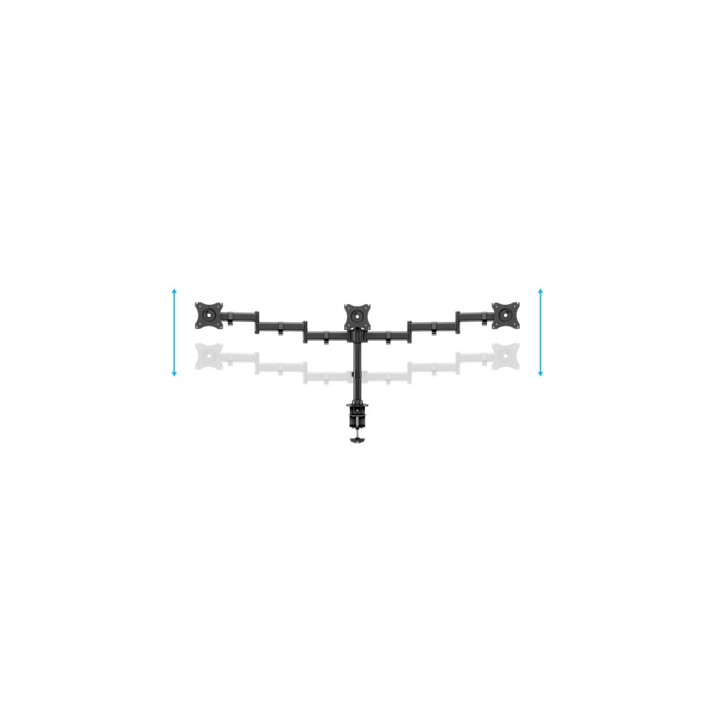 Produktbild för Multibrackets M Deskmount Basic Triple monteringssats - för 3 LCD-bildskärmar - svart