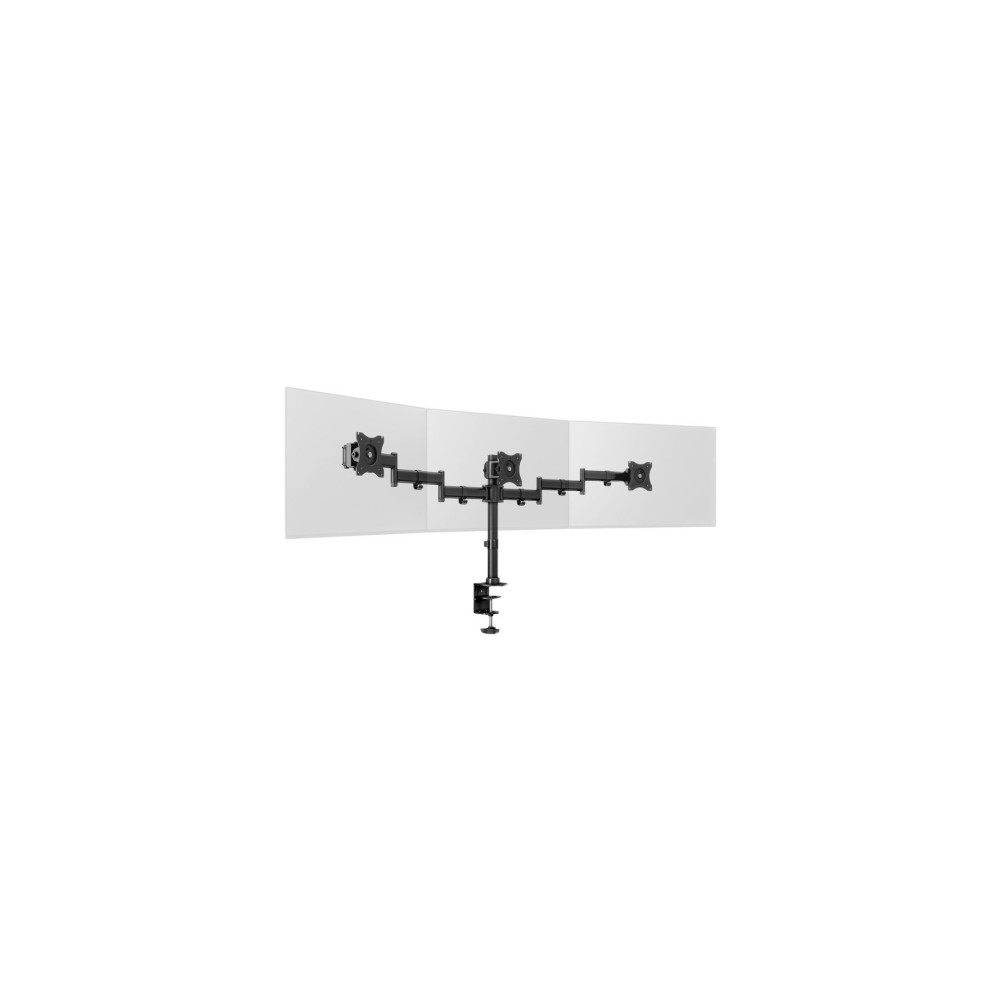 Produktbild för Multibrackets M Deskmount Basic Triple monteringssats - för 3 LCD-bildskärmar - svart