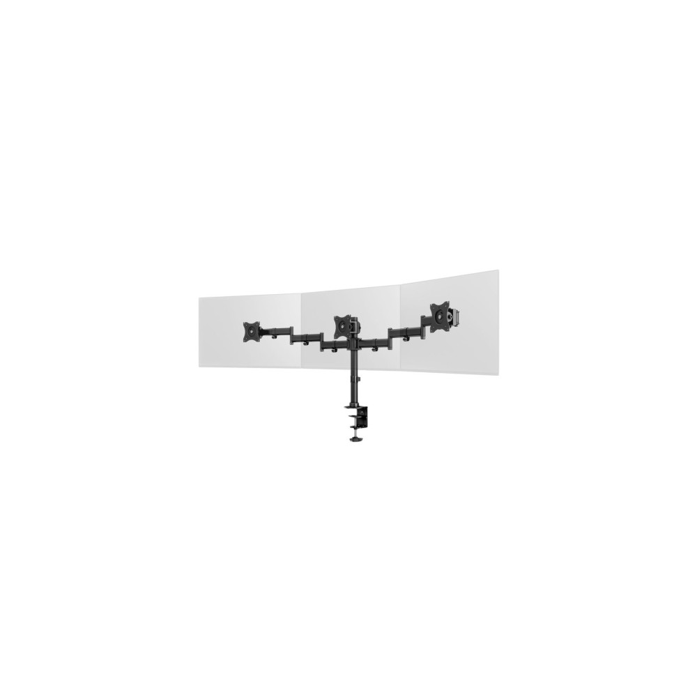 Produktbild för Multibrackets M Deskmount Basic Triple monteringssats - för 3 LCD-bildskärmar - svart