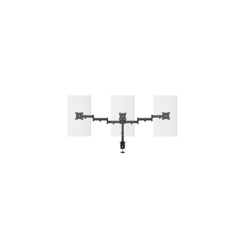 Produktbild för Multibrackets M Deskmount Basic Triple monteringssats - för 3 LCD-bildskärmar - svart