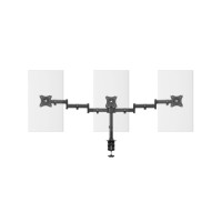 Produktbild för Multibrackets M Deskmount Basic Triple monteringssats - för 3 LCD-bildskärmar - svart