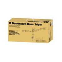 Produktbild för Multibrackets M Deskmount Basic Triple monteringssats - för 3 LCD-bildskärmar - svart
