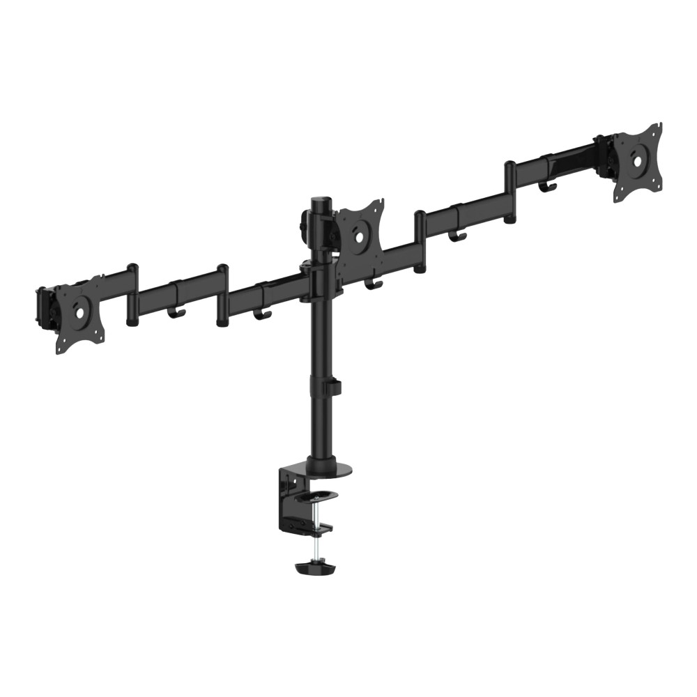 Produktbild för Multibrackets M Deskmount Basic Triple monteringssats - för 3 LCD-bildskärmar - svart