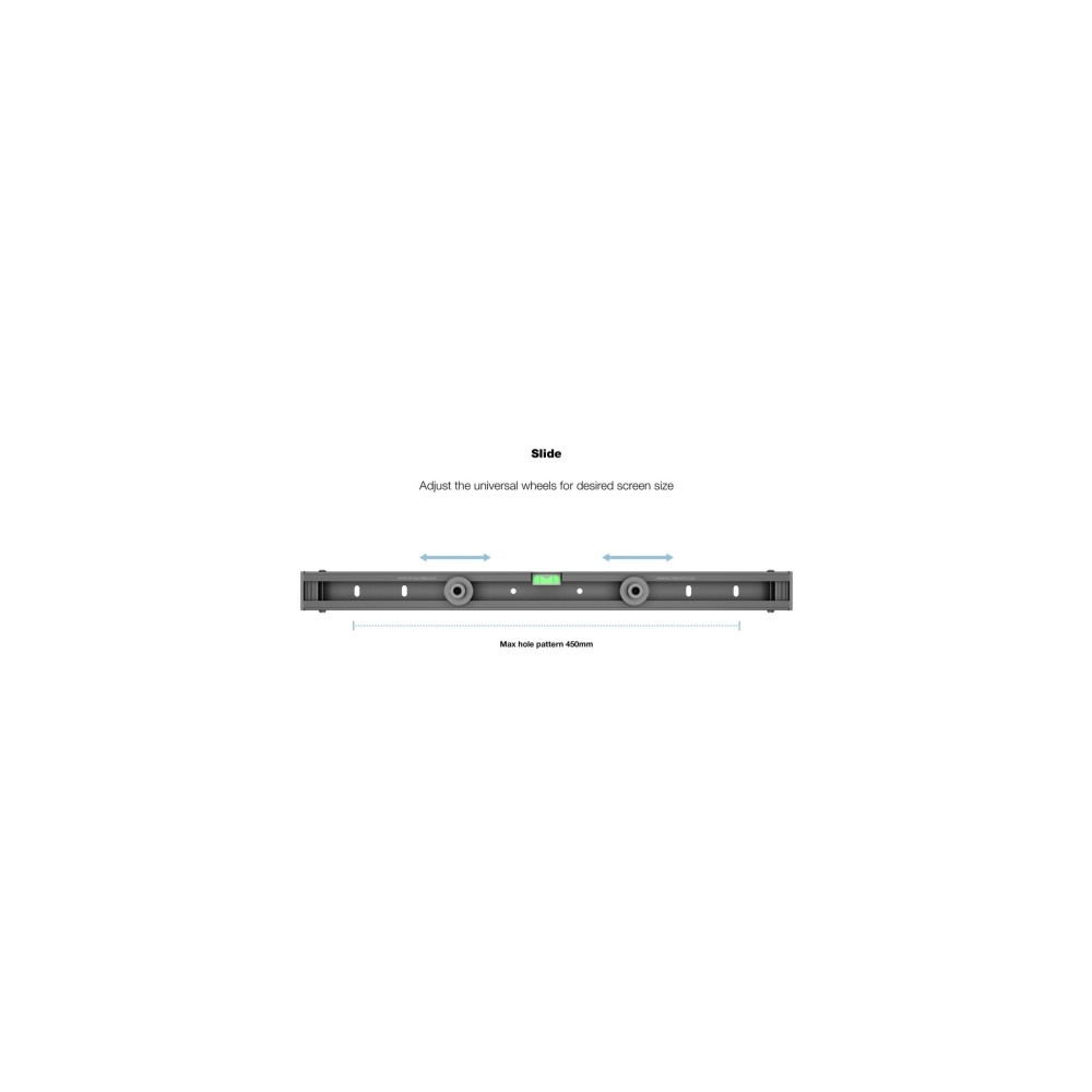 Produktbild för Multibrackets M Universal Wallmount Small monteringssats - för platt panel - svart