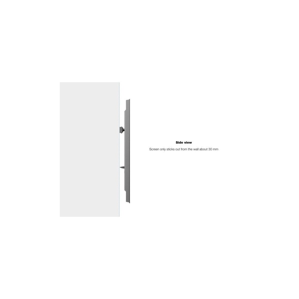 Produktbild för Multibrackets M Universal Wallmount Small monteringssats - för platt panel - svart