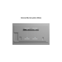 Produktbild för Multibrackets M Universal Wallmount Small monteringssats - för platt panel - svart